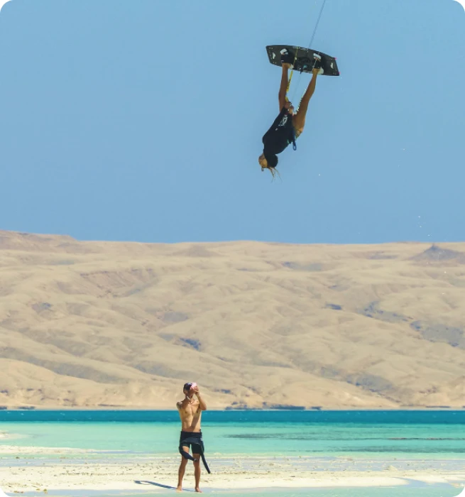 Boat cruise in the Red sea + kitesurfing