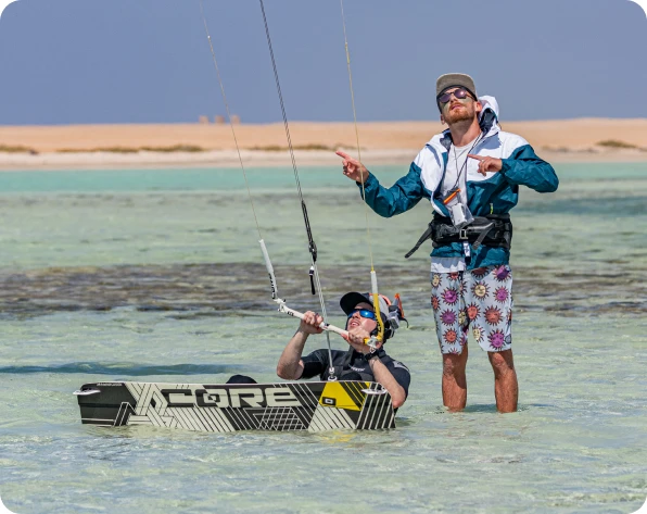 kitesurfing in Egypt